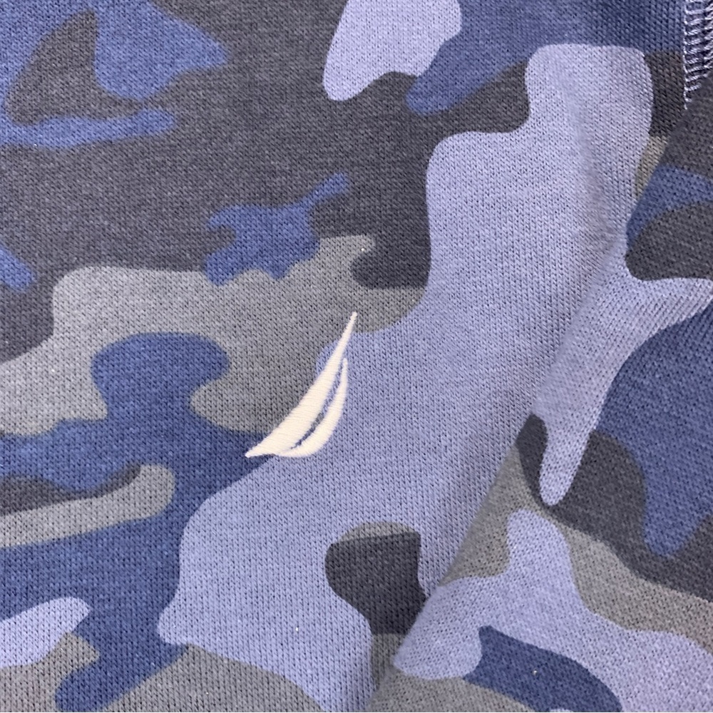 Nautica Big Boys Camo Print Crewneck Sweatshirt S/P - Picture 9 of 11